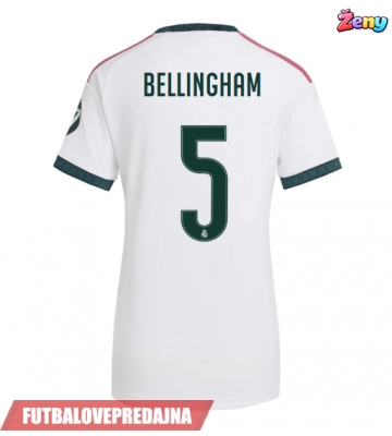 Lacne Ženy Futbalové dres Real Madrid Jude Bellingham #5 2026-27 Krátky Rukáv - Domáci